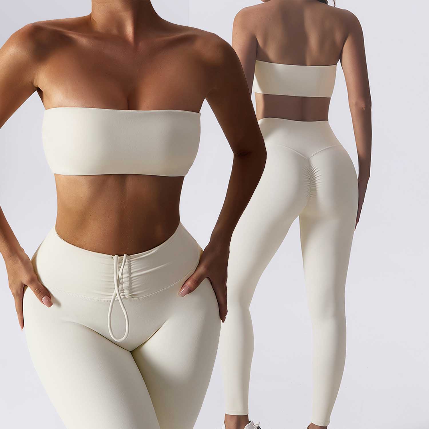Women yoga sets fitness workout tracksuit sports custom two piece bra and shorts yoga set